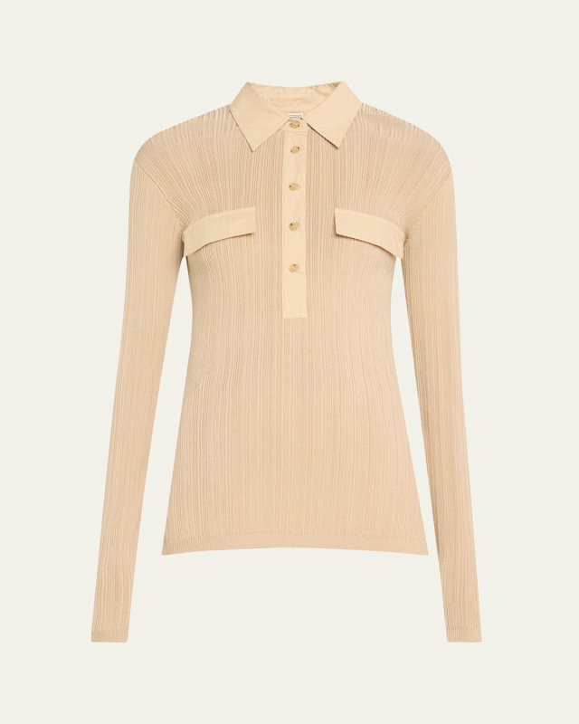Half-Placket Knit Shirt